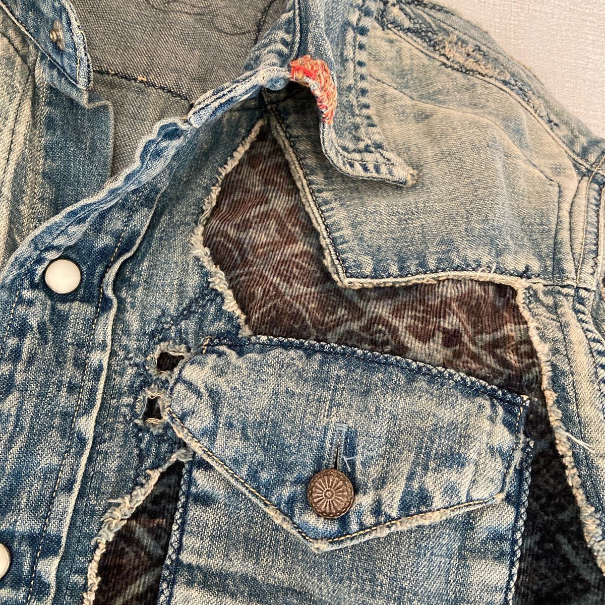 KAPITAL キャピタル カントリー パッチワーク ヴィンテージ加工 KAPITAL キャピタル カントリー パッチワーク ヴィンテージ加工