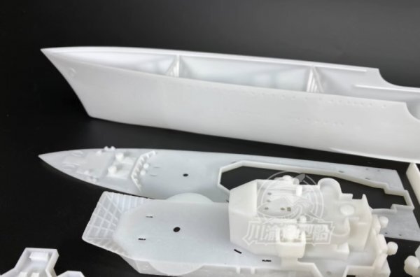 EP-MODEL 1/200 イギリス海軍 トライバル級駆逐艦 エッチングパーツ付き ガレージキット プラモデル RC ラジコン 未組立_画像3