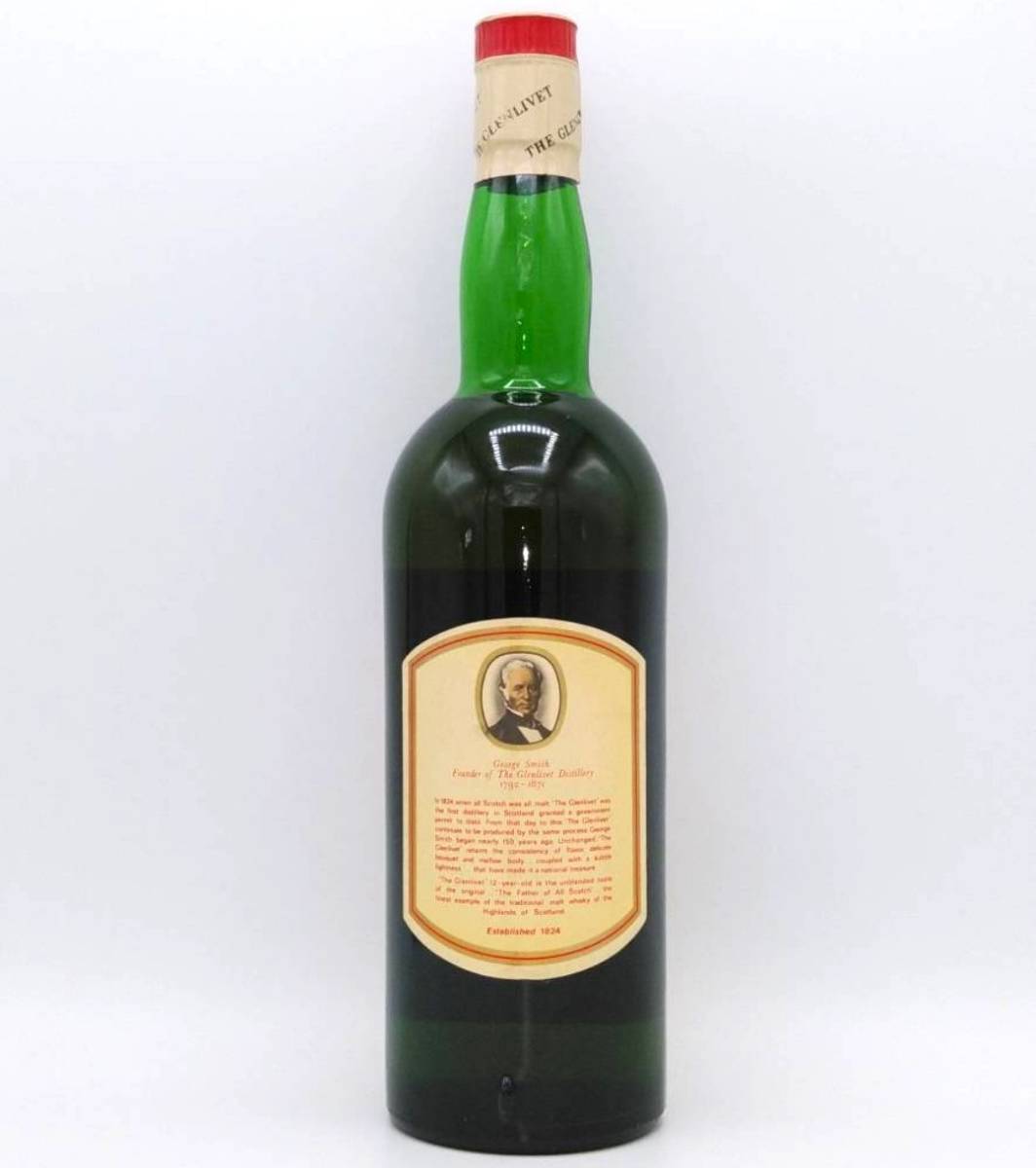 【全国送料無料】The GLENLIVET 12years old Unblended all malt Scotch Whisky【GEORGE&J.G.SMITH グレンリベット12年 アンブレンデッド】_画像3