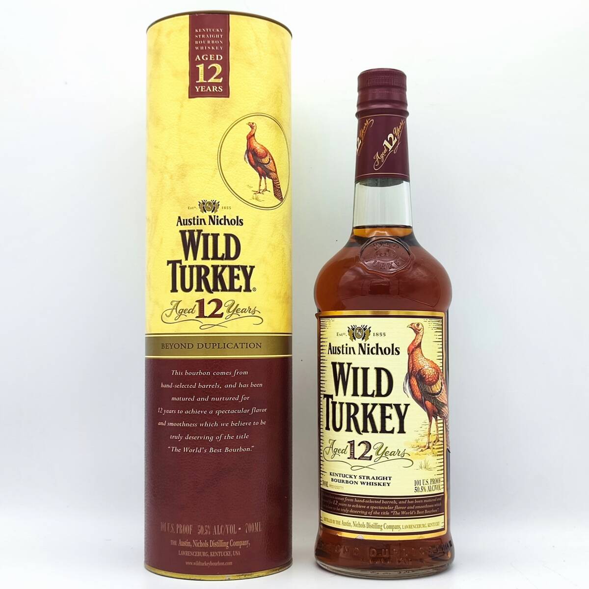 【全国送料無料】WILD TURKEY 12years old BEYOND DUPLICATION KENTUCKY STRAIGHT BOURBON WHISKEY 50.5度 700ml【ワイルドターキー 12年】