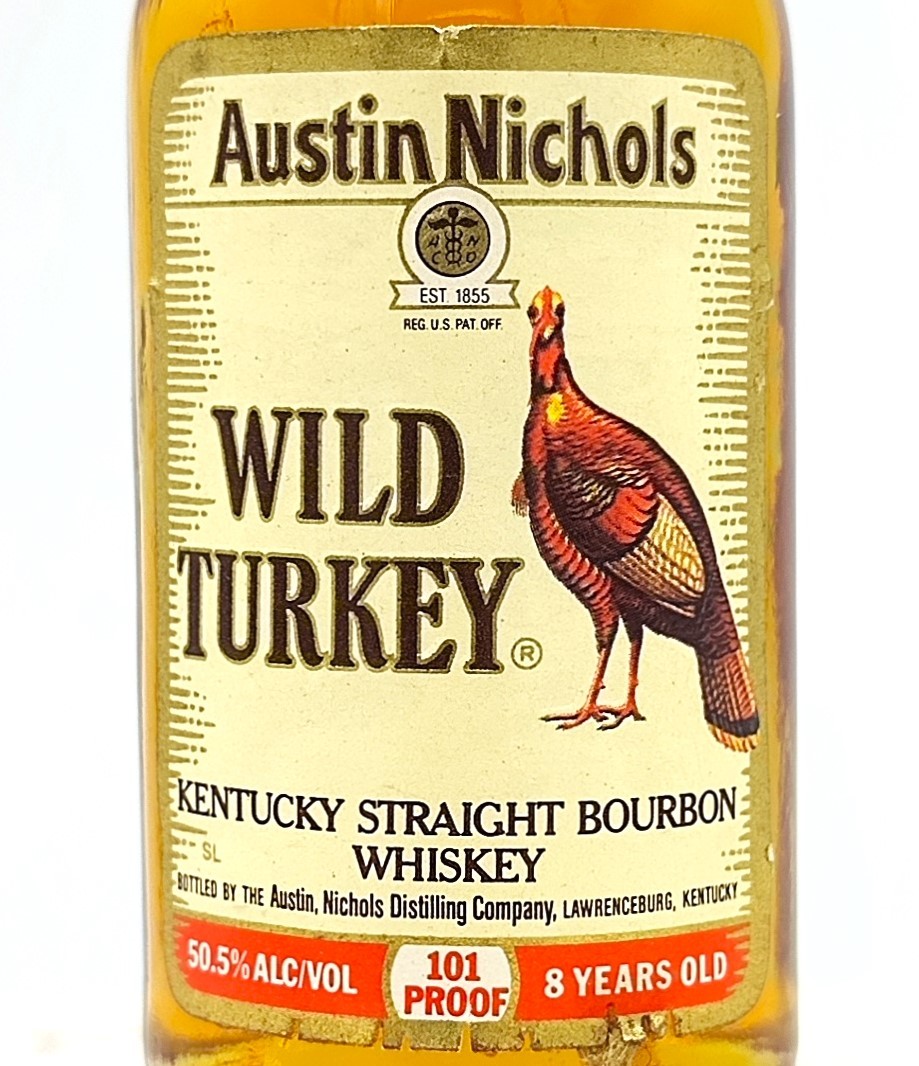 【全国送料無料】特級 Austin Nichols WILD TURKEY 8years old KENTUCKY STRAIGHT BOURBON WHISKEY　50.5度　50ml【ワイルドターキー 8年】