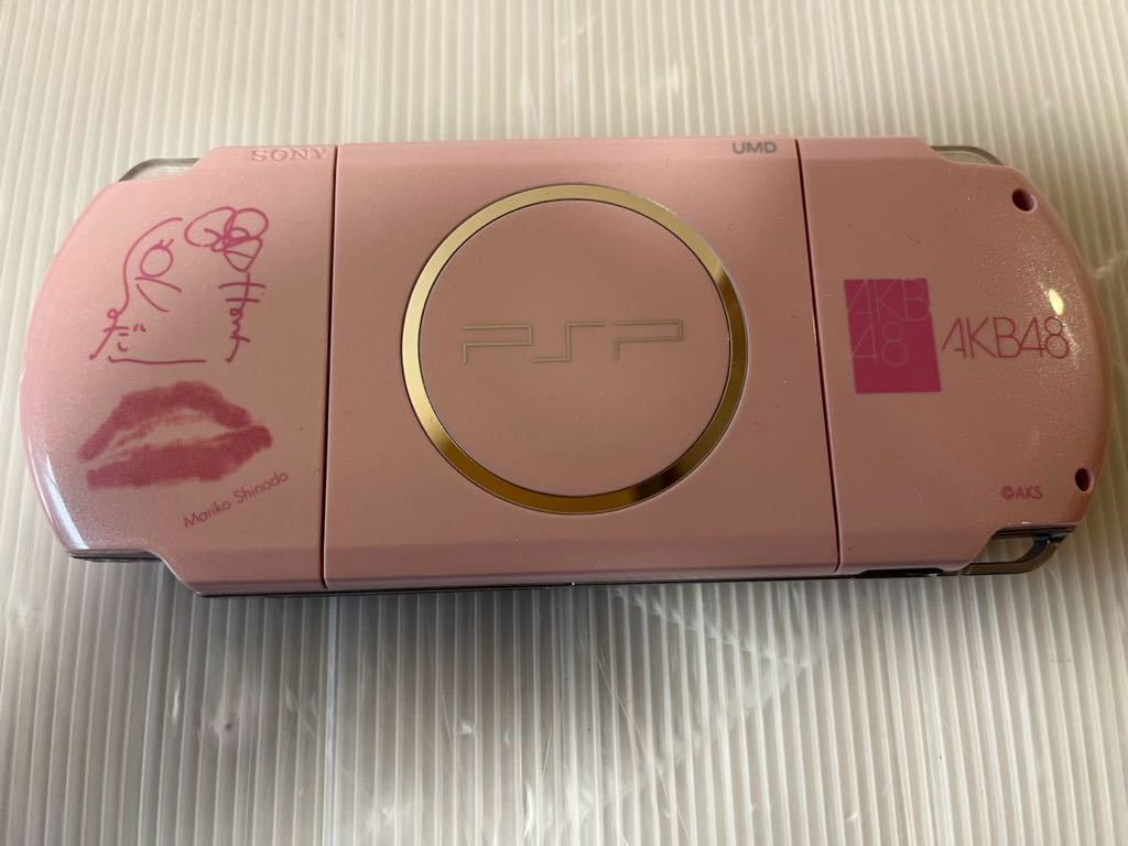 ★動作良好　ほぼ未使用　新品同様　PSP-3000　AKB48限定　ピンク　かなり綺麗な美品　極上美品　本体のみ　送料無料★