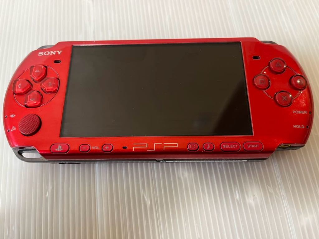 ★超美品・動作確認済み・最終型　PSP-3000 ラディアントレッド　UMDおまけ　PlayStation Portable 送料無料★