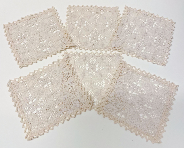  новый товар Британия notin жевательная резинка гонки Nottingham Lace Coaster 6 шт. комплект цветочный принт . украшение Vintage античный doi Lee Katharine .