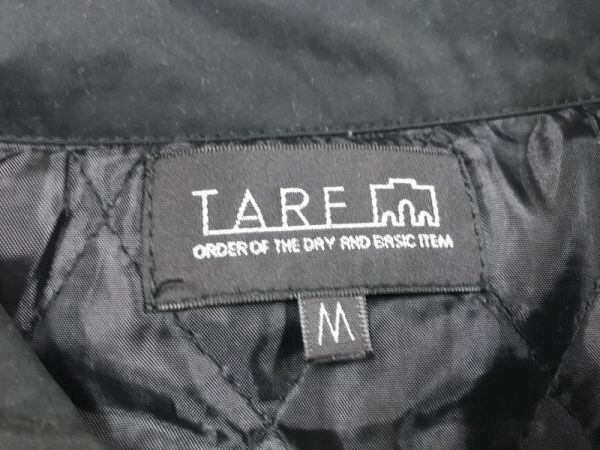 ターフ TARF ストリート アウトドア 裏地キルティング ボタン シャツ ジャケット メンズ ポリエステル65% ナイロン35% M 黒_画像2