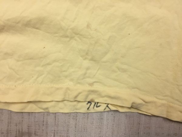 USA製 グアム GUAM スーベニア アメカジ サーフ アンビル Anvil製 半袖Tシャツ カットソー メンズ M 黄色の画像3