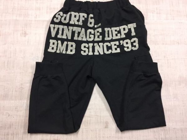  Blue Moon Blue BLUE MOON BLUE American Casual Surf Street Y2K 00\'s old clothes Easy sweat pants lady's cotton mixing F black 