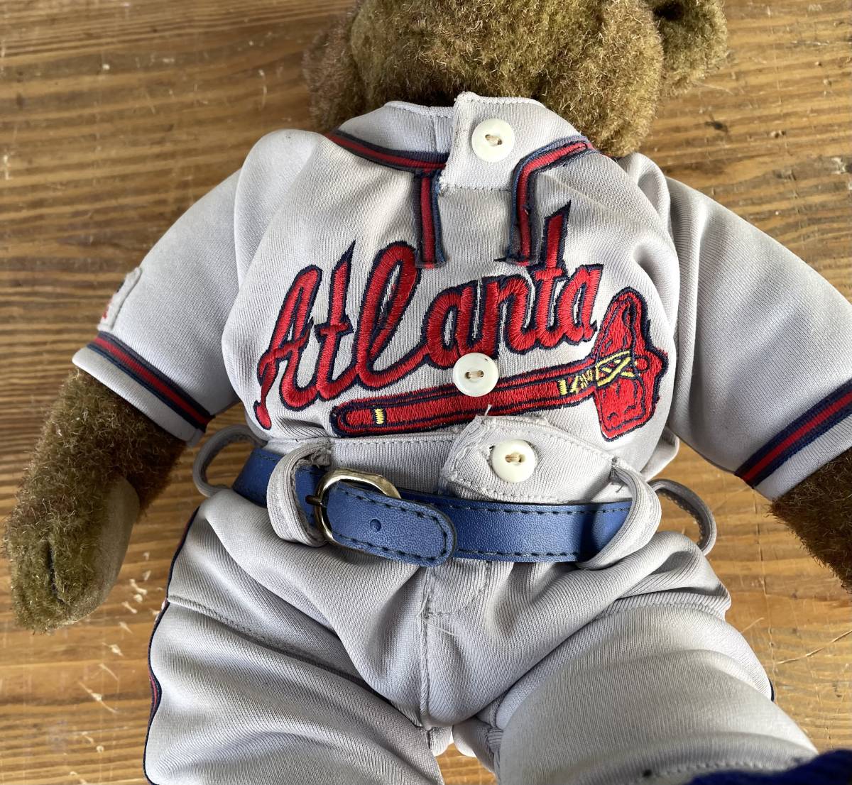 MLB アトランタ・ブレーブス 1993 ロード クーパーズタウン テディベア人形 限定フィギュア 熊 限定2500個 821/2500 30cm_画像3