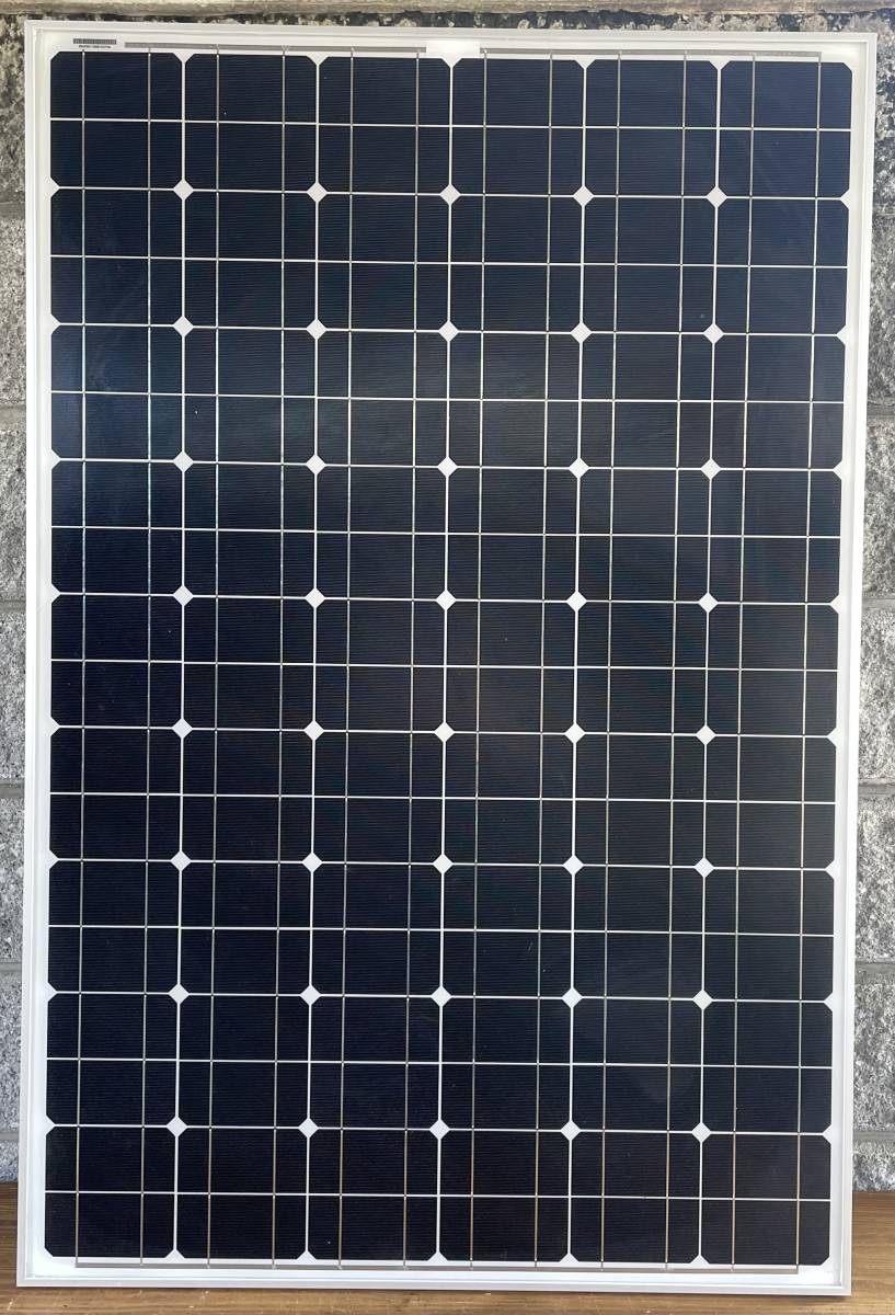 太陽光パネル　EverExceed 単結晶ソーラーパネル DL-150PW (定格出力150W/1枚)　3枚 福岡市_画像1