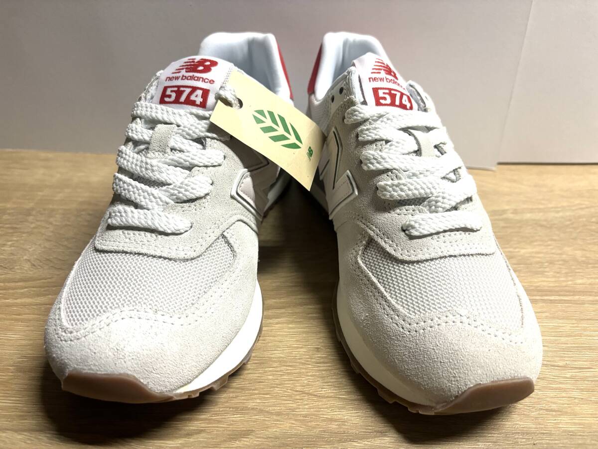 未使用 22.5cm B ニューバランス WL574RC ライトグレー new balance_画像2