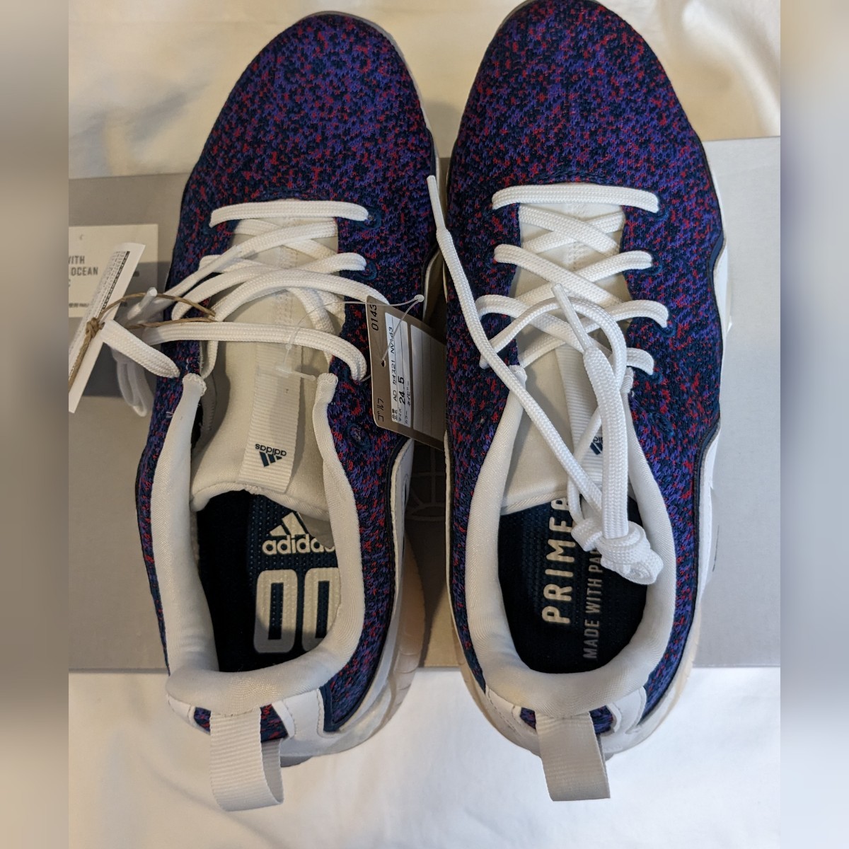 【新品未使用】adidas コードカオス ゴルフシューズ 24.5cm スパイクレスシューズ