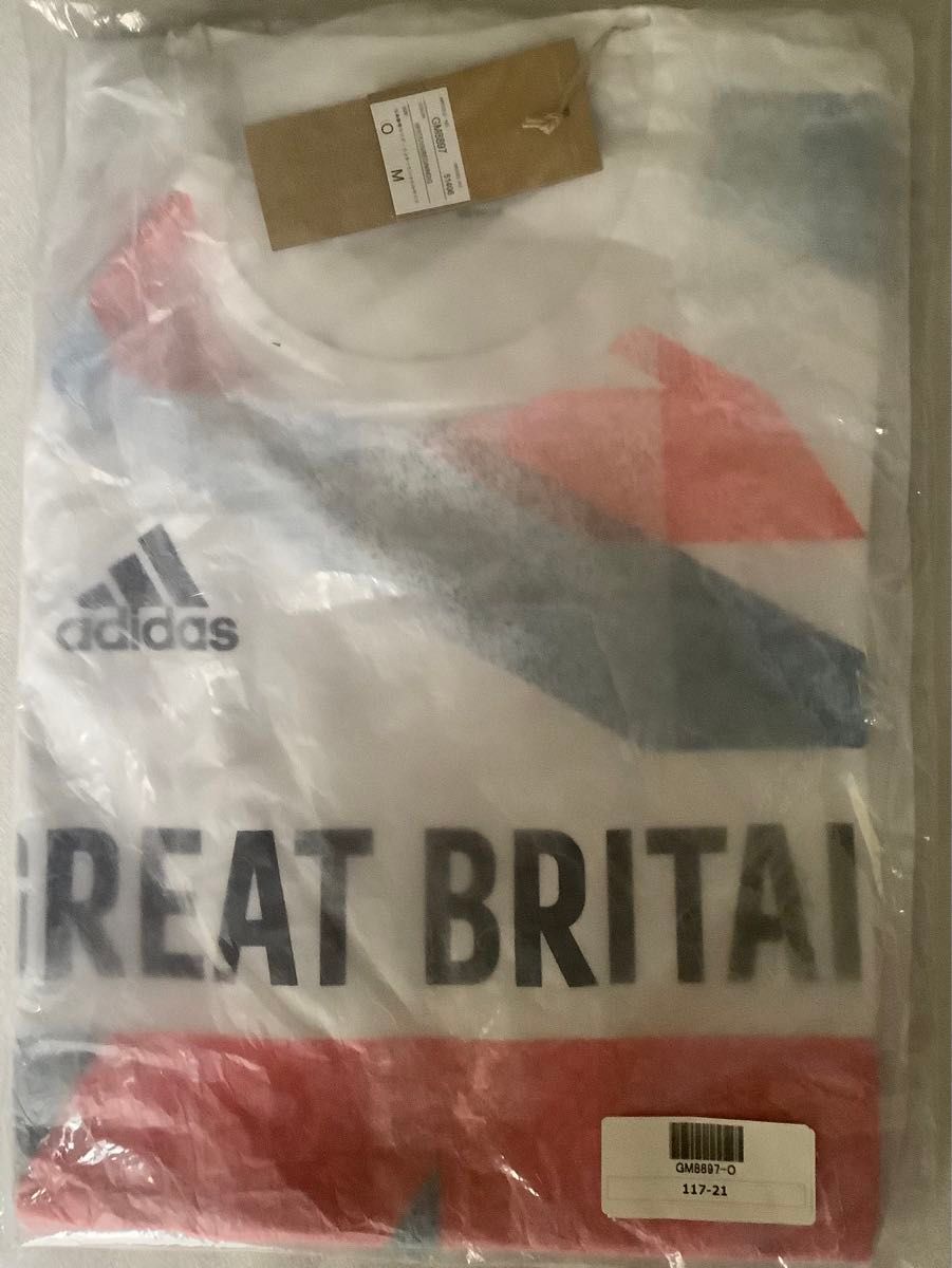 アディダス ADIDAS 新品 メンズ チーム イギリス GB 軽量 ドライ 半袖 Tシャツ XLサイズ 