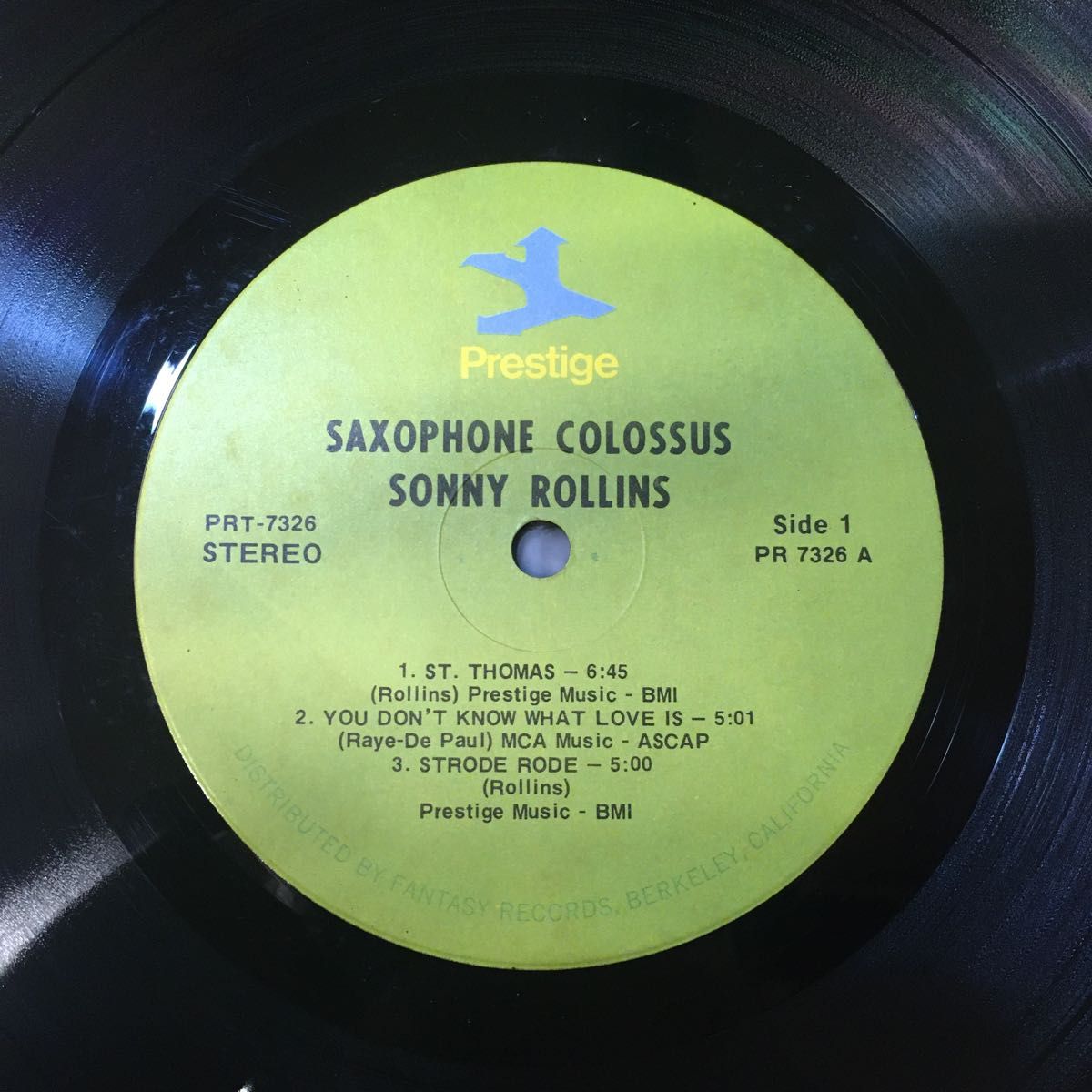 SONNY ROLLINS サキソフォンコロッサス/ソニー・ロリンズ アナログLPレコード US盤