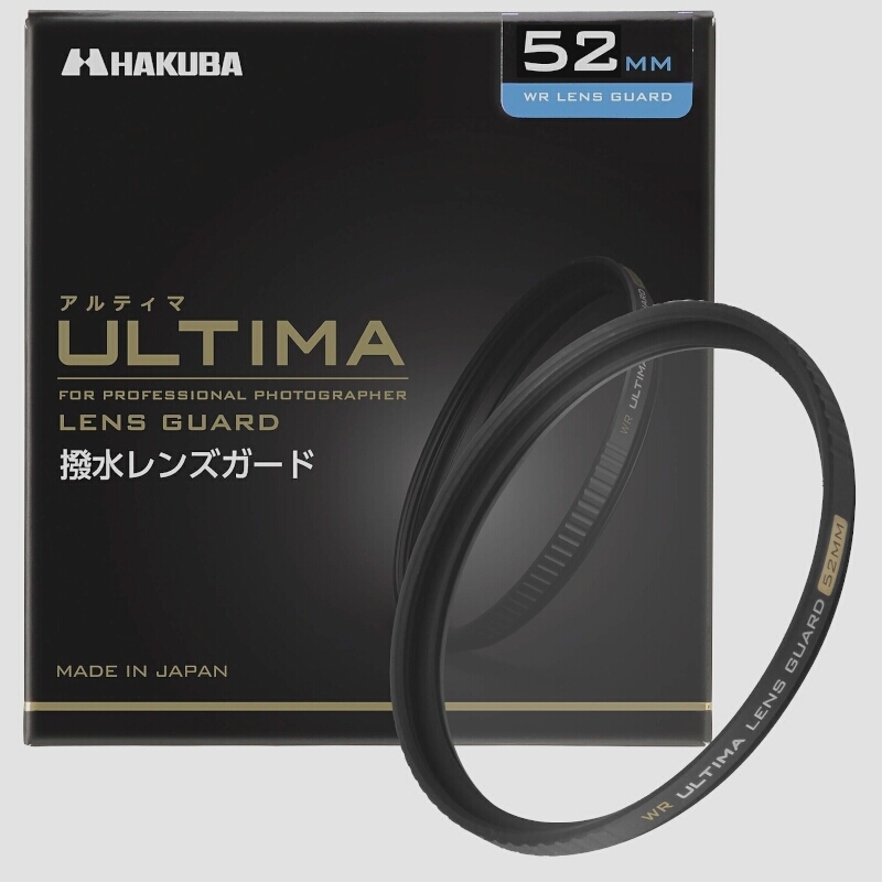 送料無料★HAKUBA 52mm レンズフィルター ULTIMA WR 撥水防汚 薄枠 レンズ保護 AMZCF-WRUTLG52_画像1