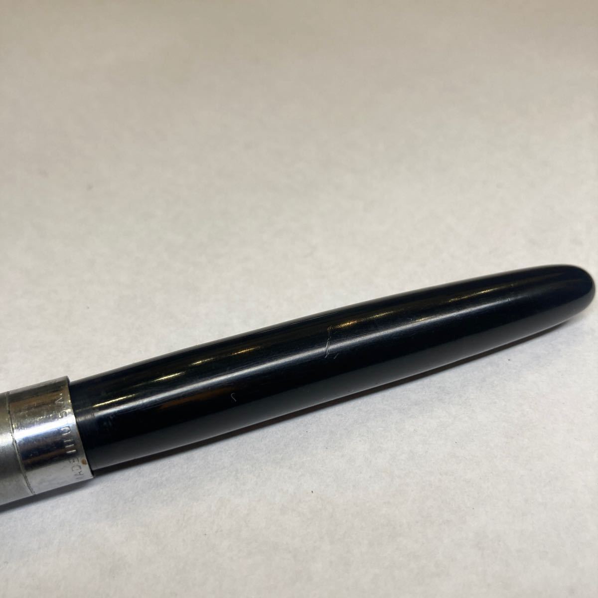 万年筆 ウォーターマン 14K IDEAL WATERMAN'S USA レバー ブラック ジャンク _画像9