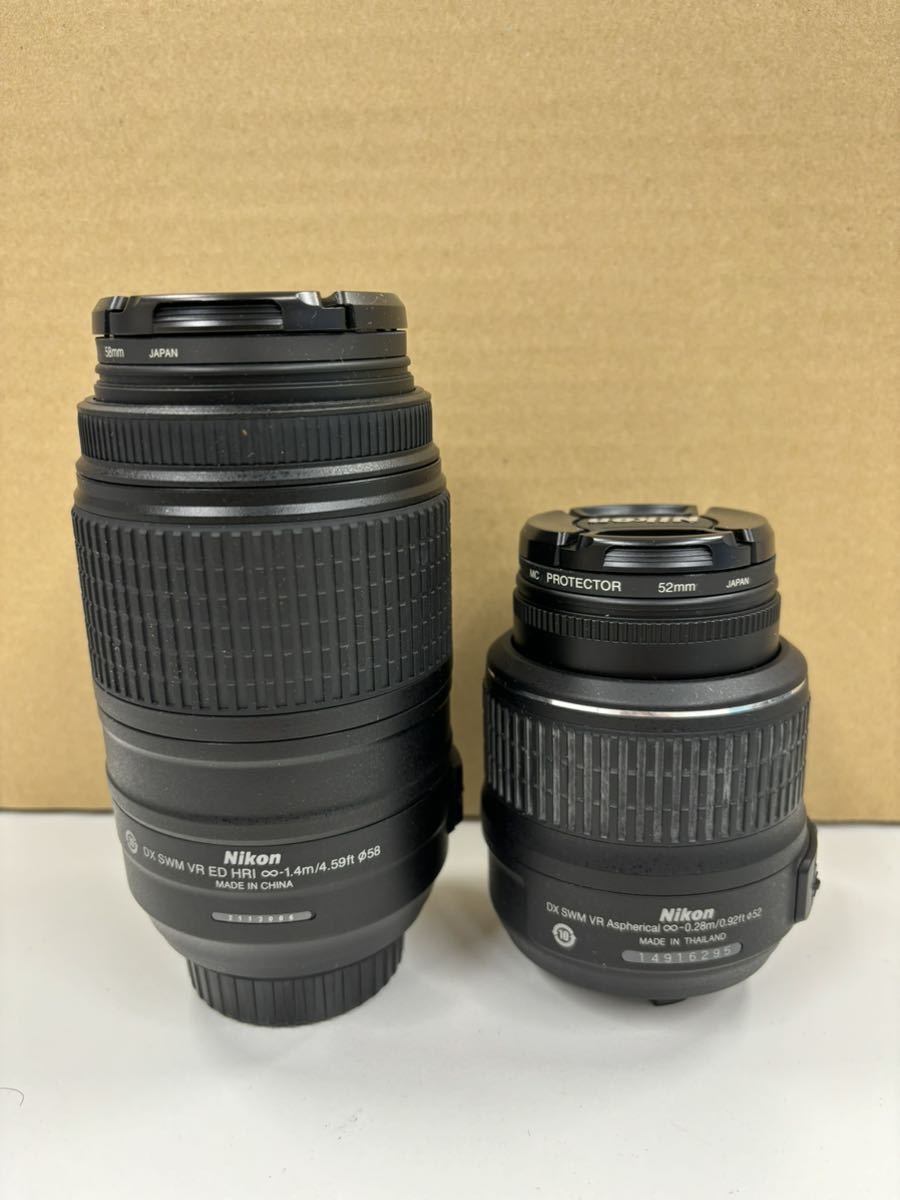 7.Nikon DX カメラレンズ AF-S NIKKOR 18-55mm・55-300mm _画像3