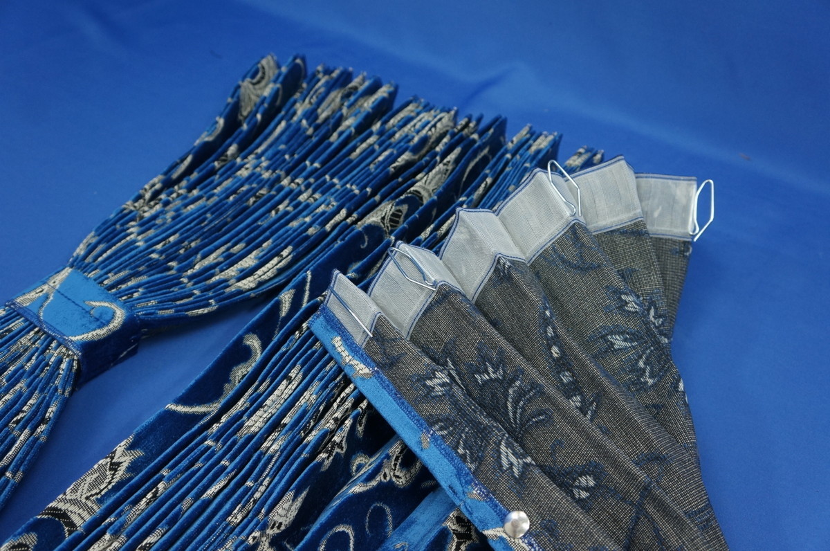 モンブラン 仮眠カーテン セット 横2400ｍｍ×縦800ｍｍ ブルーの画像3