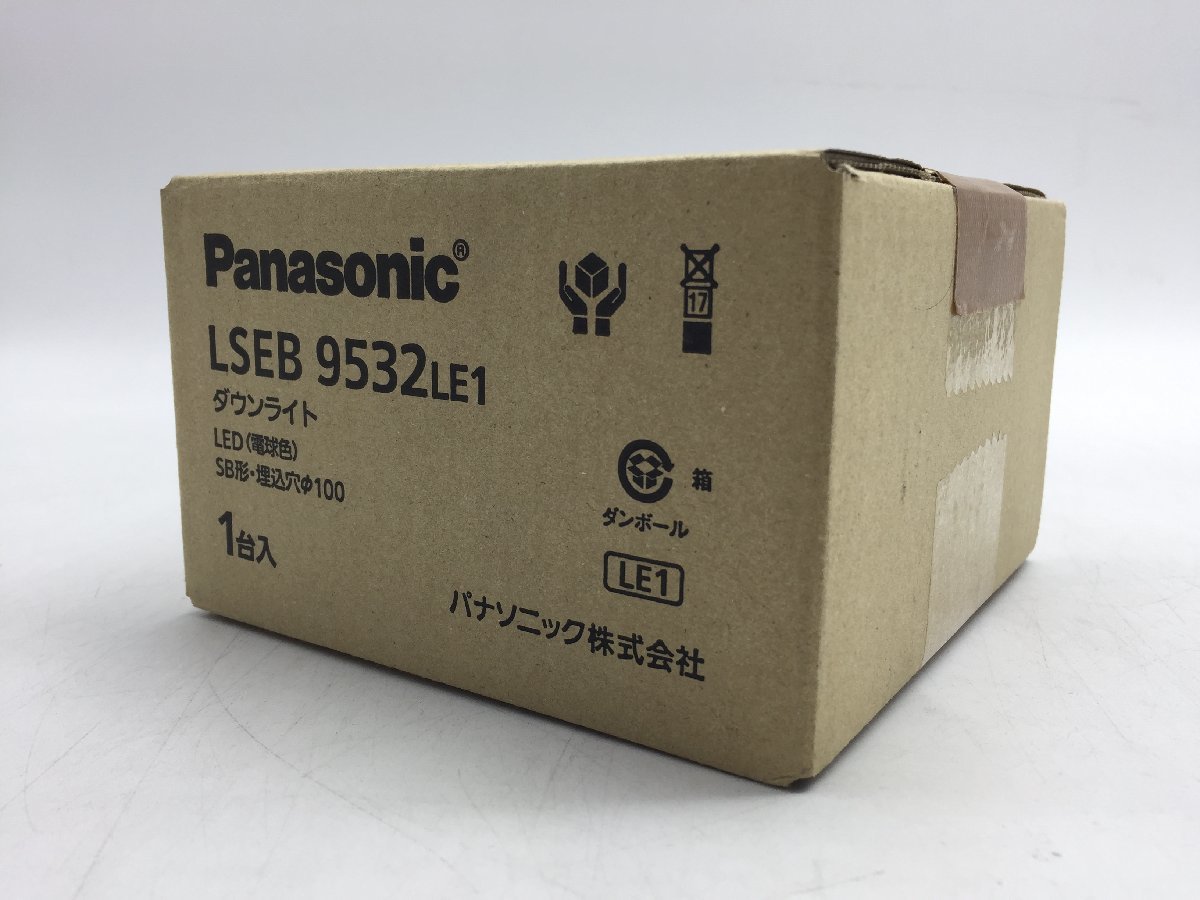 (箱に傷汚れ有り)パナソニック 天井埋込型 (電球色) LEDダウンライト LSEB9532LE1_画像1