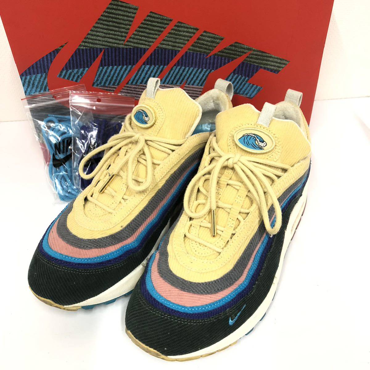 箱付★【NIKE】ナイキ★ローカットスニーカー AIR MAX 1/97 VF SW エアマックス 1/97 VF SEAN WOTHERSPOON size27cm(US9) AJ4219-400 02_画像1