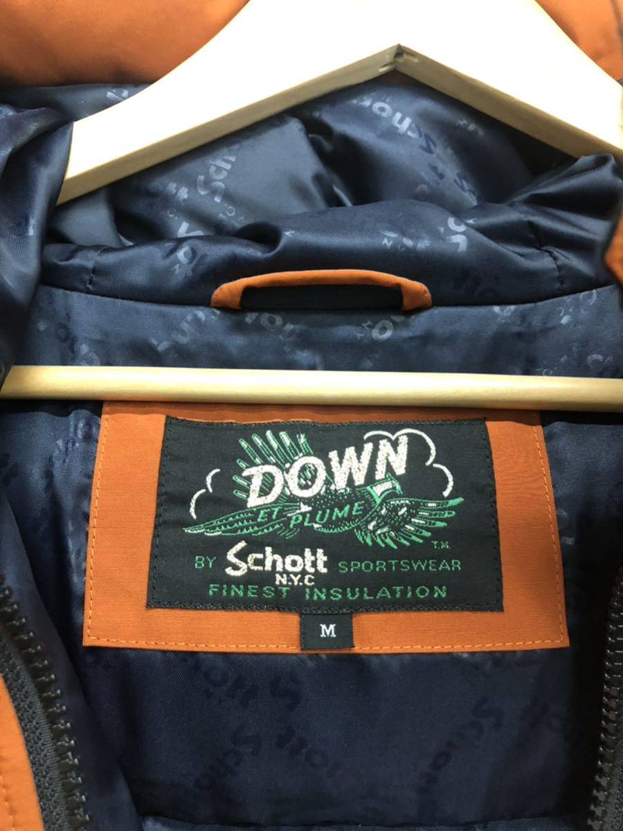 【Schott】ショット★ダウンジャケット 2TONE DOWN PARKA ツートン ダウンパーカー サイズM 3102063 02_画像7