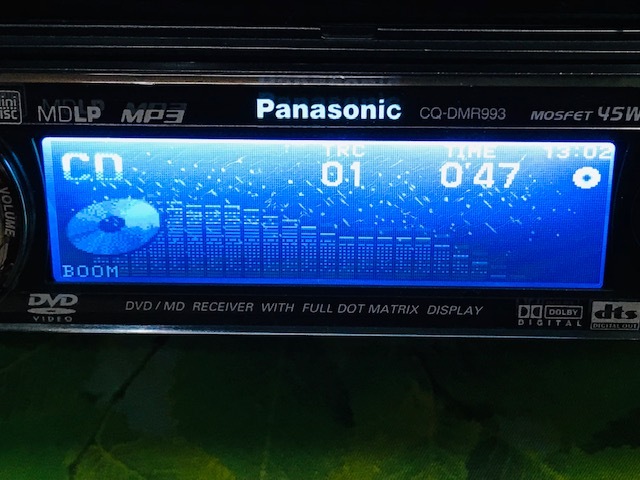 DVD плеер в это время высокого класса тип! Panasonic CQ-DMR993D DVD/CD/MP3/MDLP/FM/AM 1DIN размер Car Audio бесплатная доставка по всей стране! красивый!