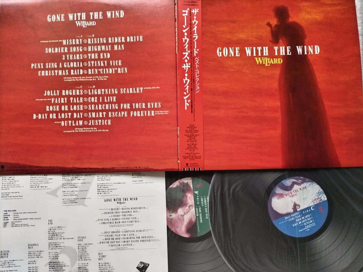 新品同様！国内盤帯付2枚組 / The Willard / Gone With The Wind /LPのみのボーナストラック4曲収録, 5000枚完全限定生産 /1989/ウイラード_画像1