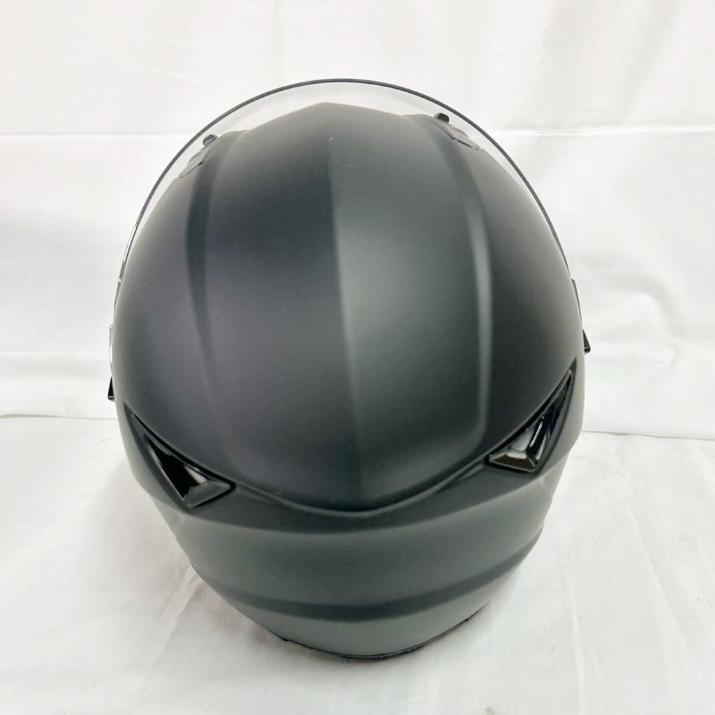 美品 ZACK ザック フルフェイスヘルメット ZF-4 ブラック Mサイズ 57〜58センチ バイク 箱付き 自動二輪乗車用 【otna-999】_画像7