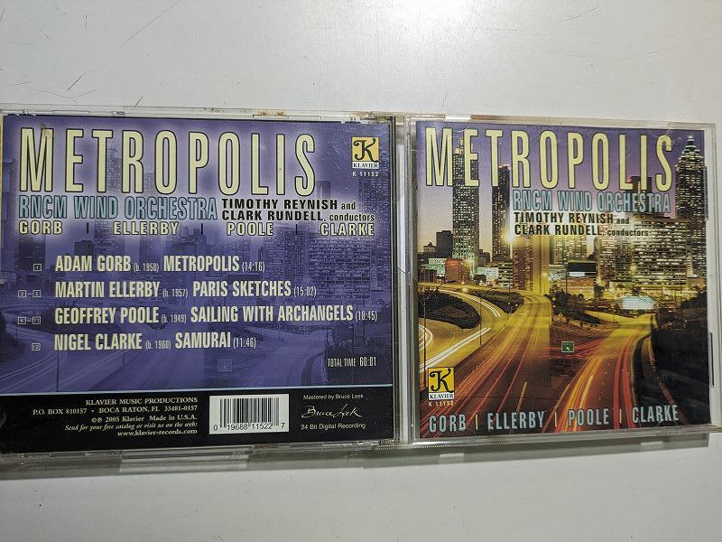 【CD】 メトロポリス Metropolis / ティモシー・レイニッシュ クラーク・ランデル他_画像1