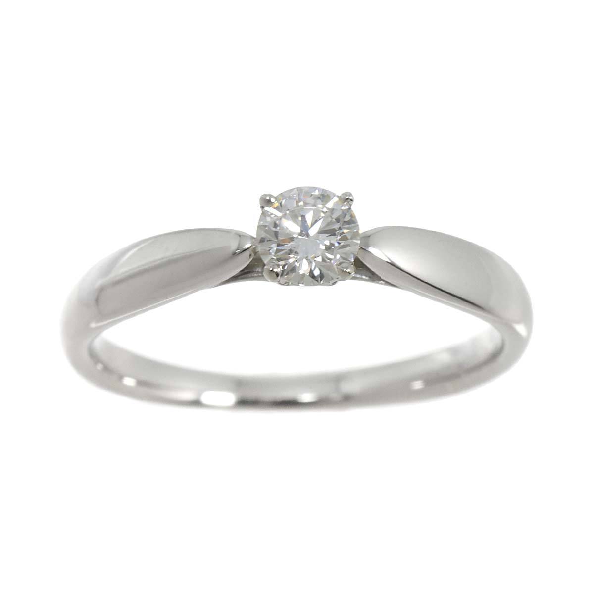 ティファニー TIFFANY&Co. ハーモニー ダイヤ 0.22ct E/VVS1/3EX 9号 リング Pt プラチナ 指輪 Harmony Ring【鑑定書付き】 90213787_画像2