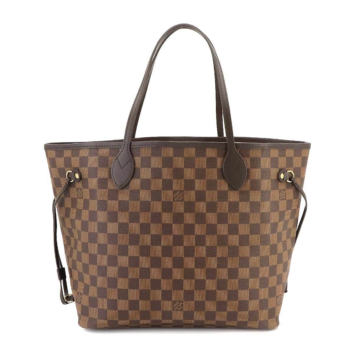 未使用 展示品 ルイ ヴィトン LOUIS VUITTON ダミエ ネヴァーフル MM トート バッグ エベヌ ローズバレリーヌ N41603 90222795_画像2