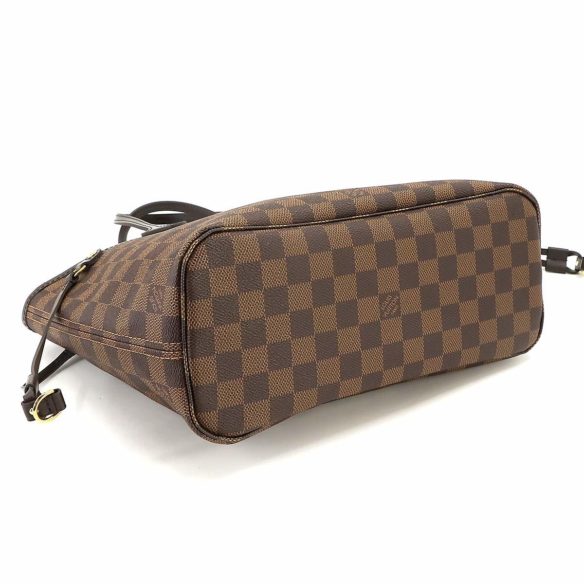 未使用 展示品 ルイ ヴィトン LOUIS VUITTON ダミエ ネヴァーフル PM トート バッグ ブラウン N41359 Monogram Neverfull PM 90223526_画像4