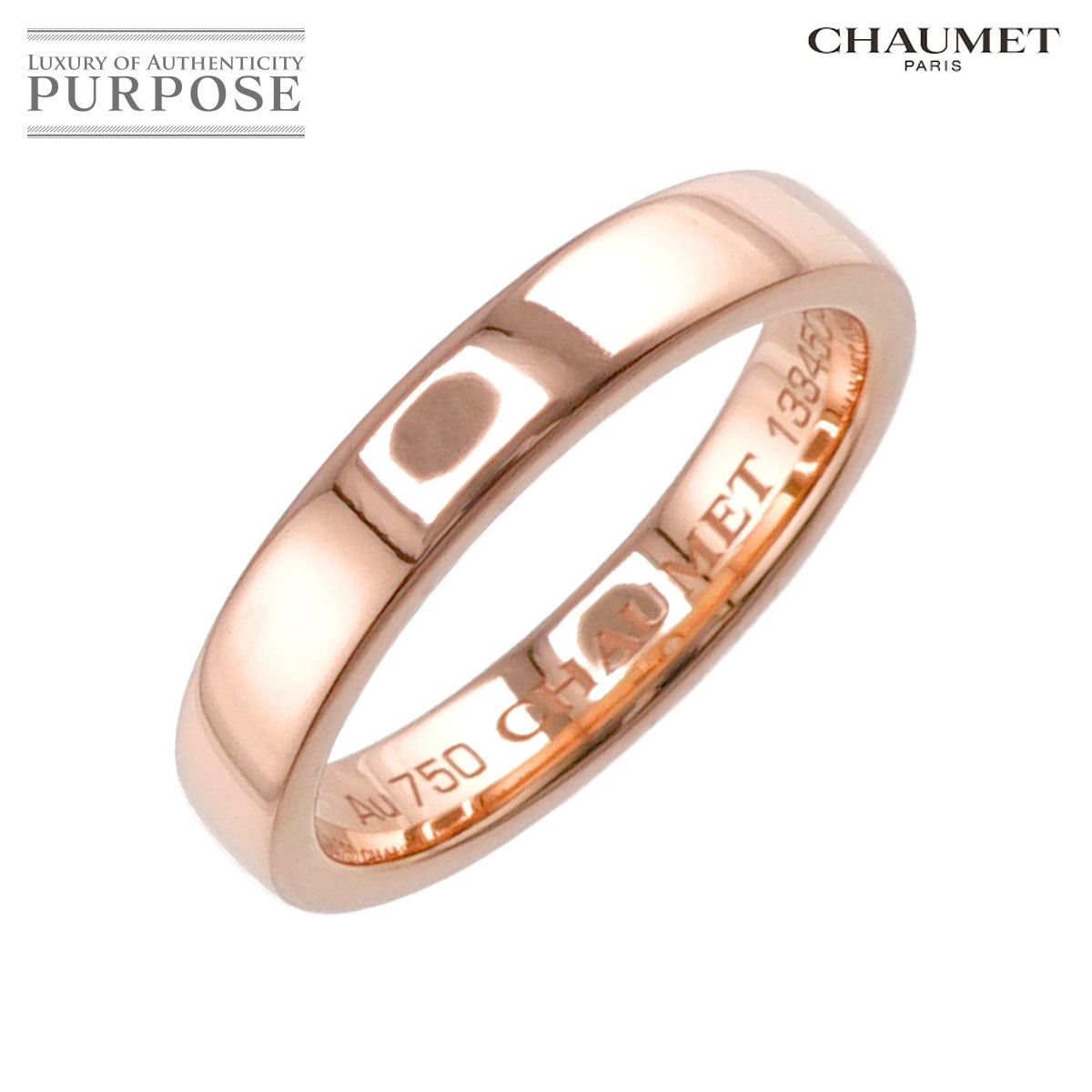 Shome Chaumet Eternal Do #48 Ring Diamond 1p K18 PG Розовое золото 750 Кольцо Вечное Кольцо 90220051