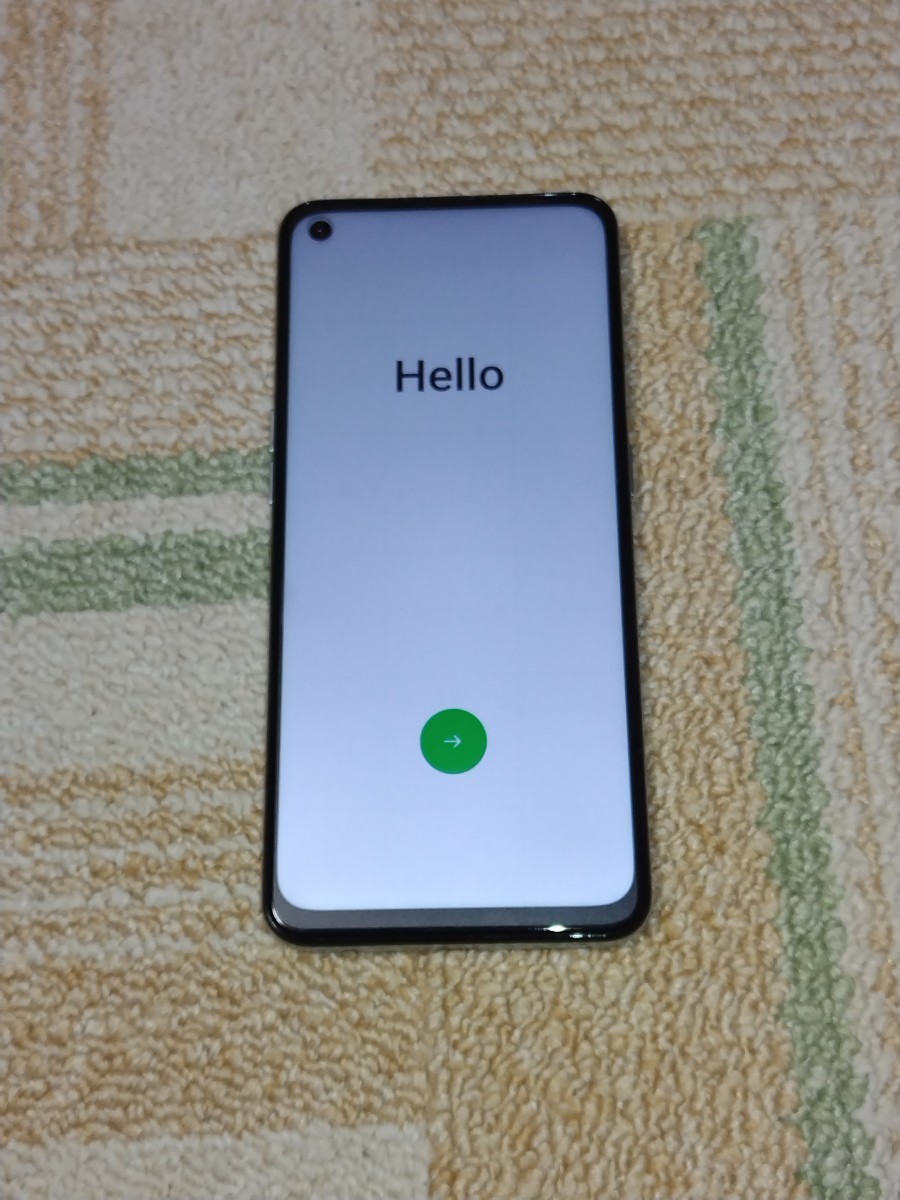 OPPO Reno5 A CPH2199 アイスブルー SIMフリー 中古極めて美品 オマケあります。_画像2