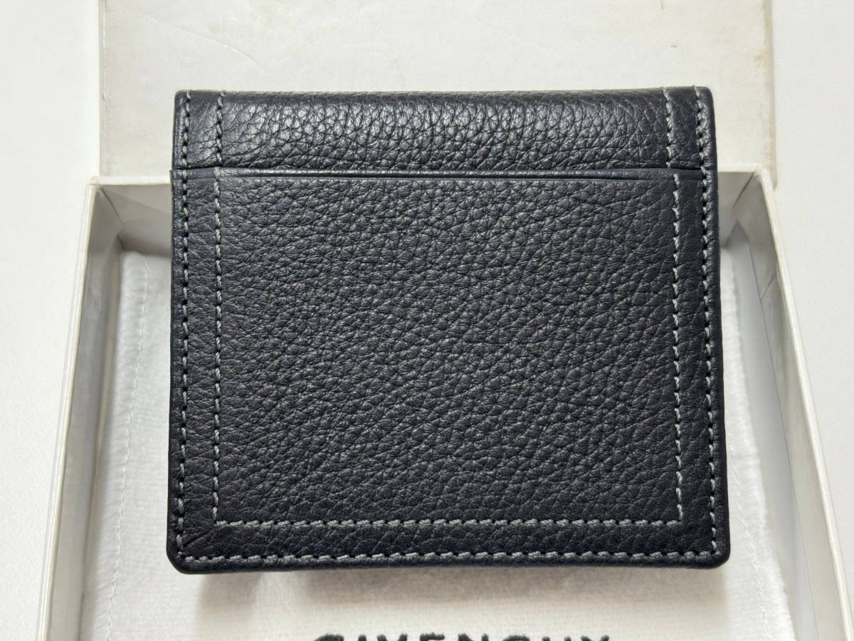 美品★GIVENCHY ジバンシイ ジバンシー 小銭入れ コインケース ブラック 財布 ミニウォレット【中古】箱付き_画像3