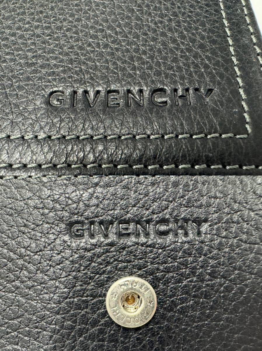 美品★GIVENCHY ジバンシイ ジバンシー 小銭入れ コインケース ブラック 財布 ミニウォレット【中古】箱付き_画像10