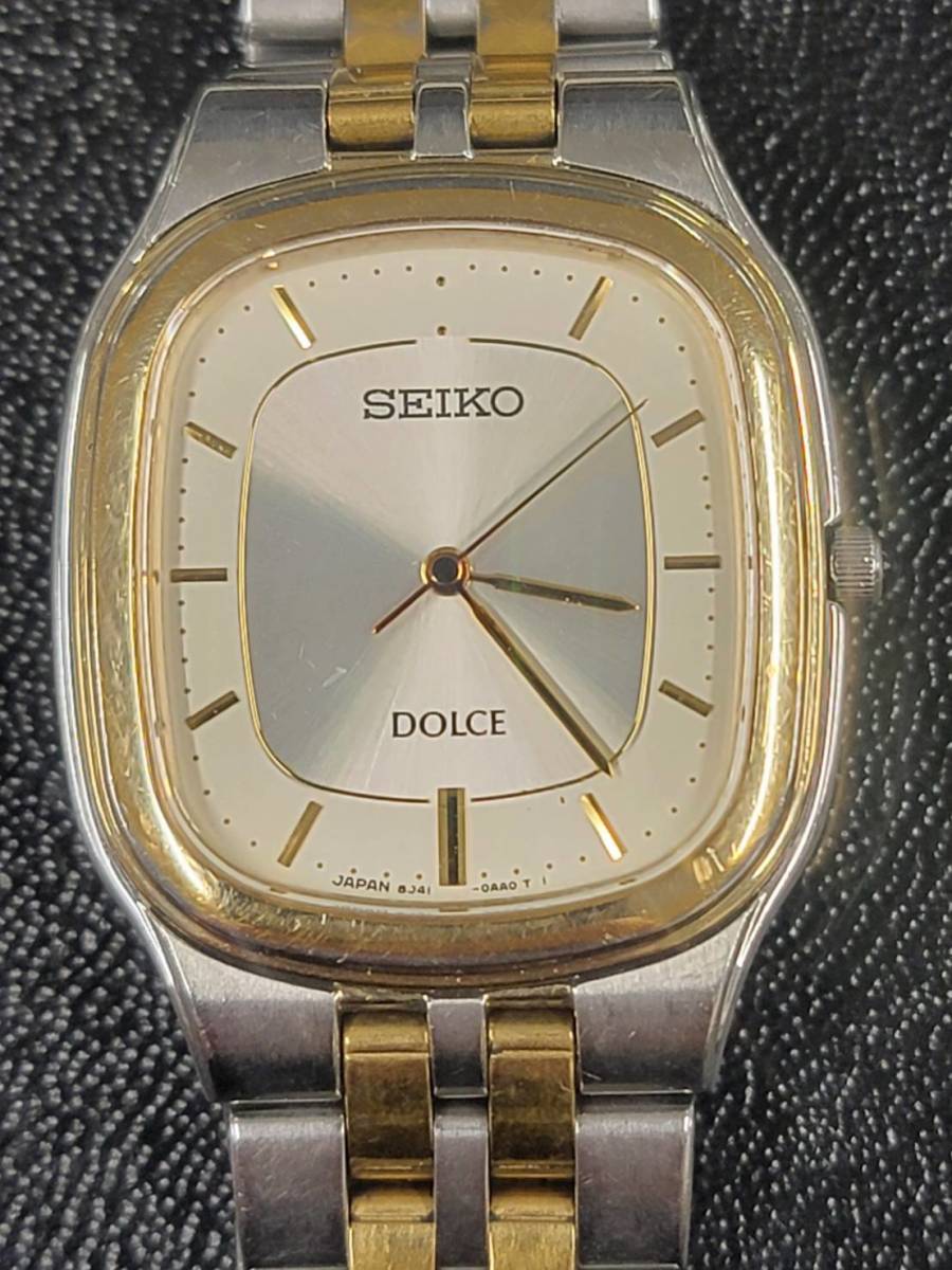 ★SEIKO セイコー DOLCE ドルチェ 8J41-0AA0T SS クォーツ メンズ ウォッチ 腕時計【中古】_画像3