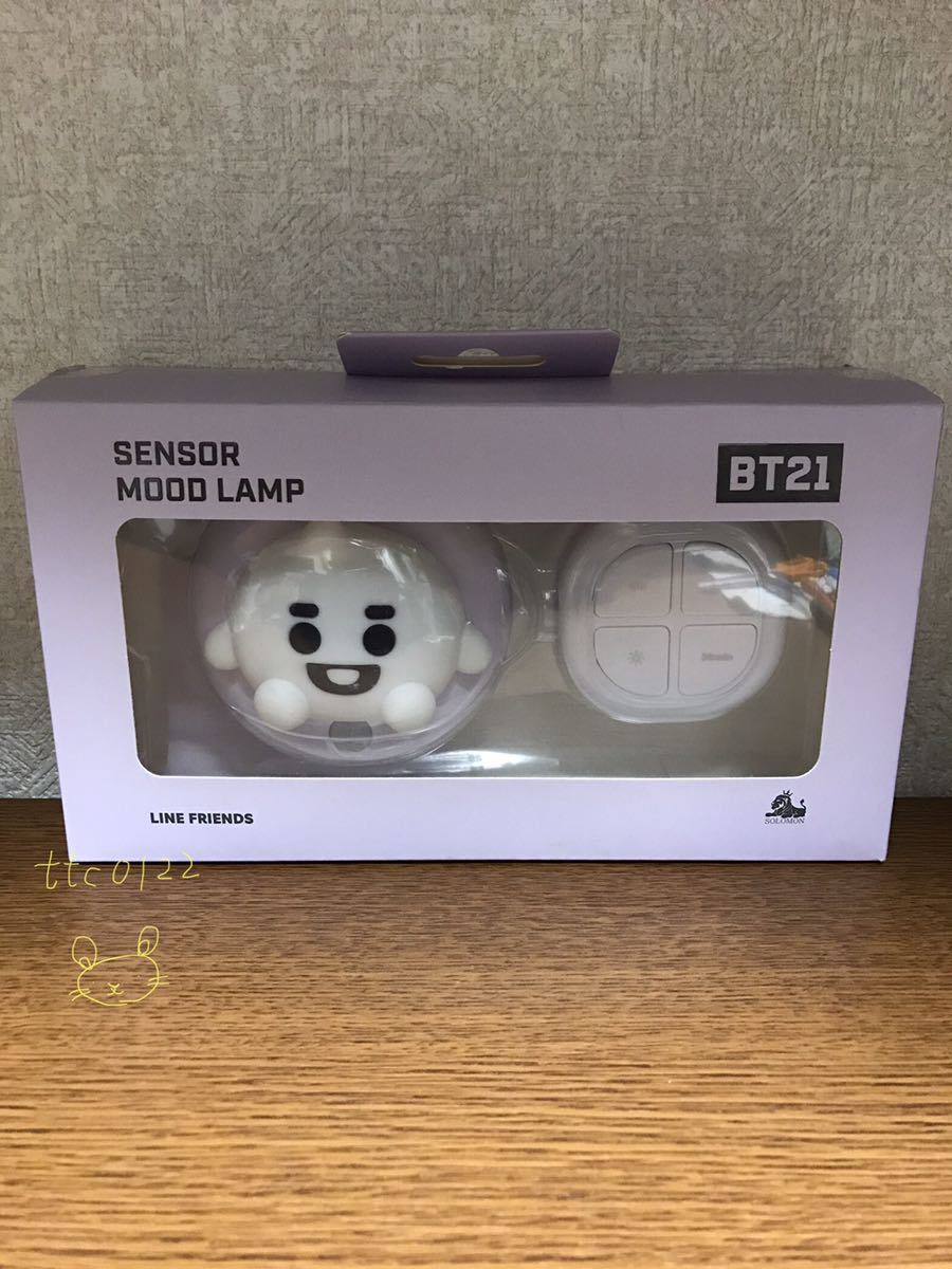 未使用(箱開封品) LINE FRIENDS BT21(BTS) SENSOR MOOD LAMP(センサームードランプ) 【SHOOKY(シューキー) SUGA(シュガ)】送料510円_画像7