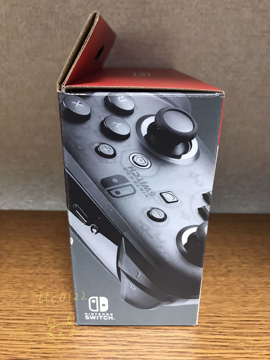 新品未使用 任天堂 Nintendo Switch(ニンテンドースイッチ) 【Proコントローラー(プロコン) ブラック(黒)】_画像2