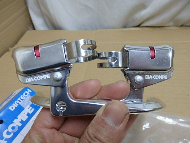 !LP//自転車部品 ブレーキレバー DIA-COMPE DC139 φ23.8mm ダイヤコンペ ギドネットレバー 未使用品_画像4