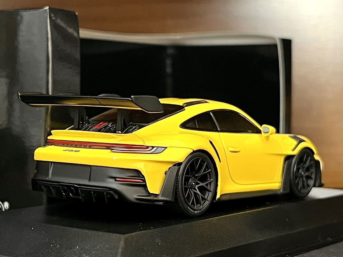 1/43 限定500 ミニチャンプス ポルシェ 911 992 GT3RS イエロー/ブラック Minichamps Porsche 911 992 GT3 RS 2023 racing yellow / black