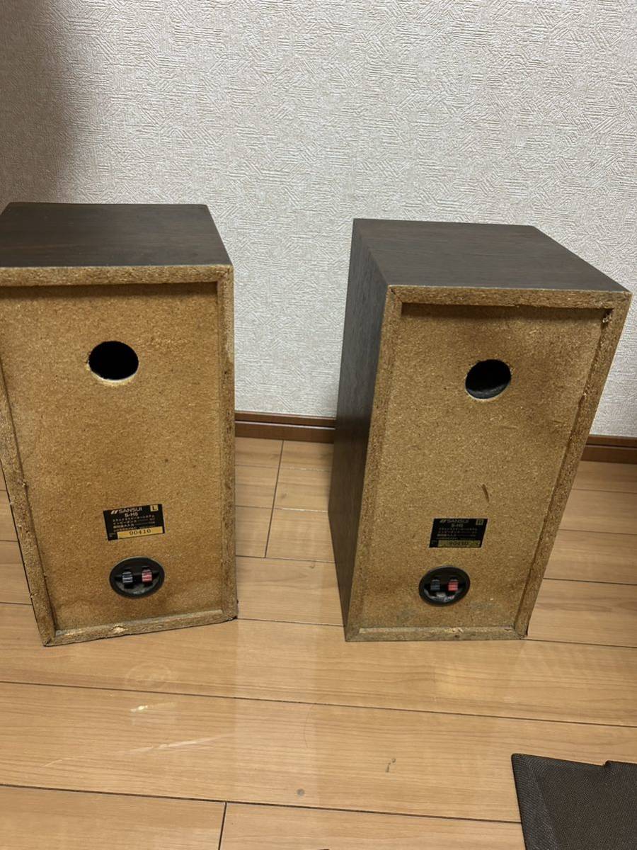 ○ SANSUI 山水 3WAY スピーカーシステム ペア S-H5 6Ω 75W ブックシェルフ型 音出し確認済 山水電気 中古品_画像6