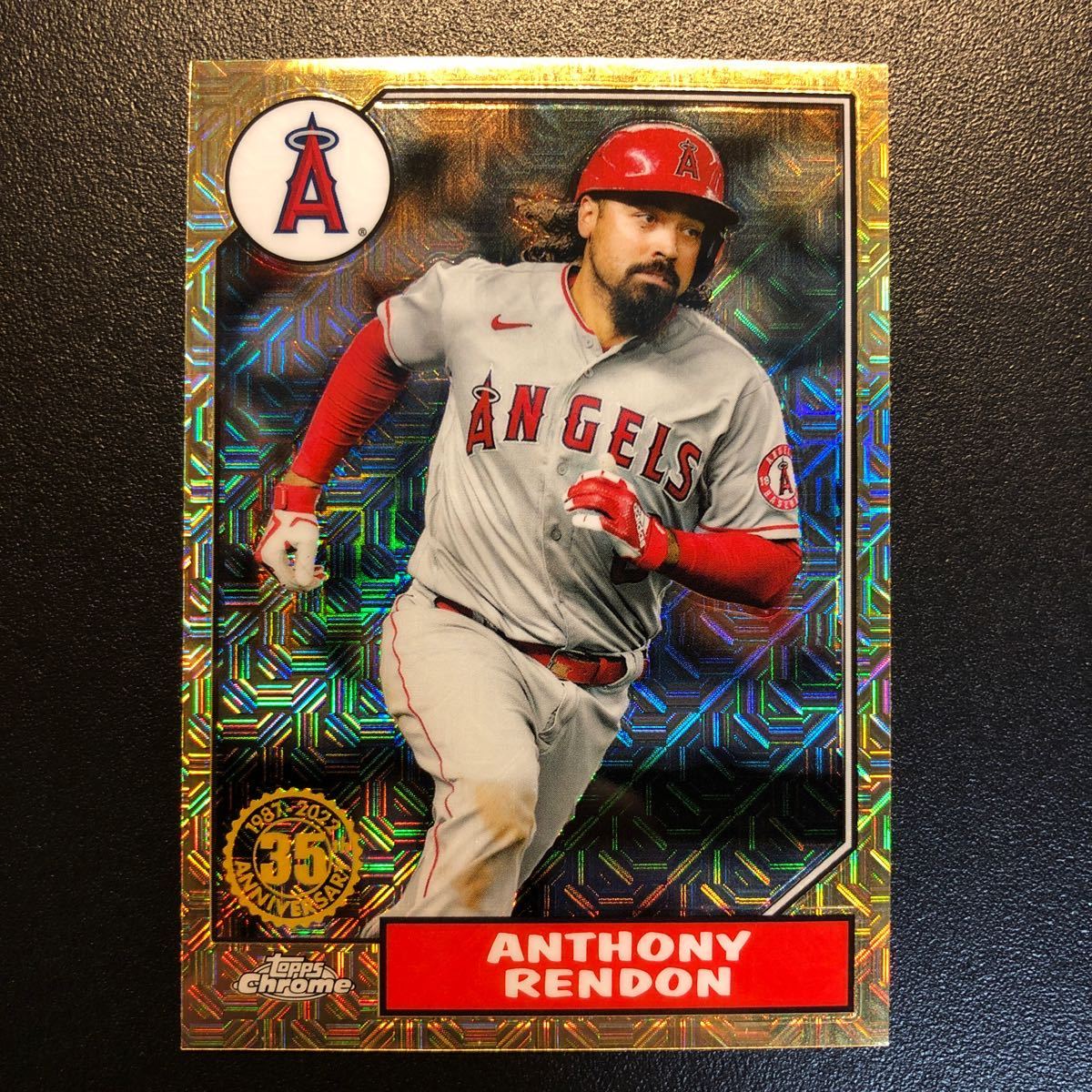 Anthony Rendon 2022 Topps Series 1 #T87C-72 Silver Pack Chrome Mojo Angels Nationalsの画像1