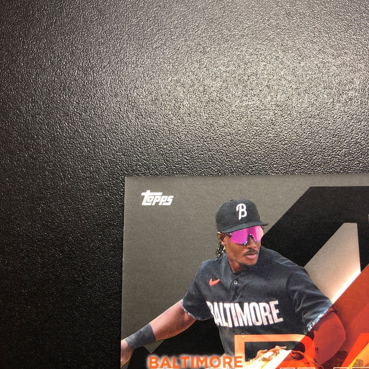 199枚限定 Jorge Mateo 2024 Topps Series1 #CC-JMA City Connect Relic Black /199 Oriolesの画像3