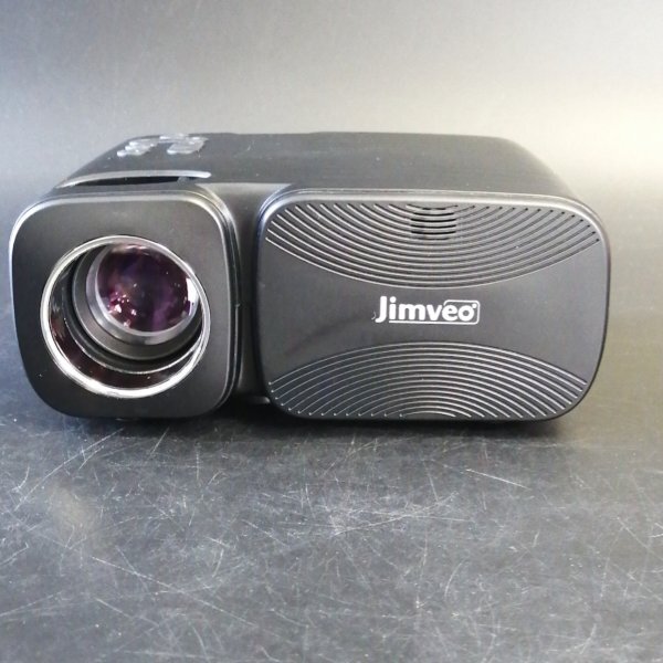Jimveo ポータブルホームプロジェクター E11 超小型12000lm 1080PフルHD Bluetooth5.1搭載 5GWiFi HIFIスピーカー内蔵【USED品】 02 04384_画像2