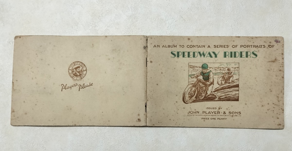 1930年代　タバコカードアルバム　 speedway riders 　スピードウェイライダース　ジョンプレイヤーアンドサンズ　ビンテージ　USED_画像6