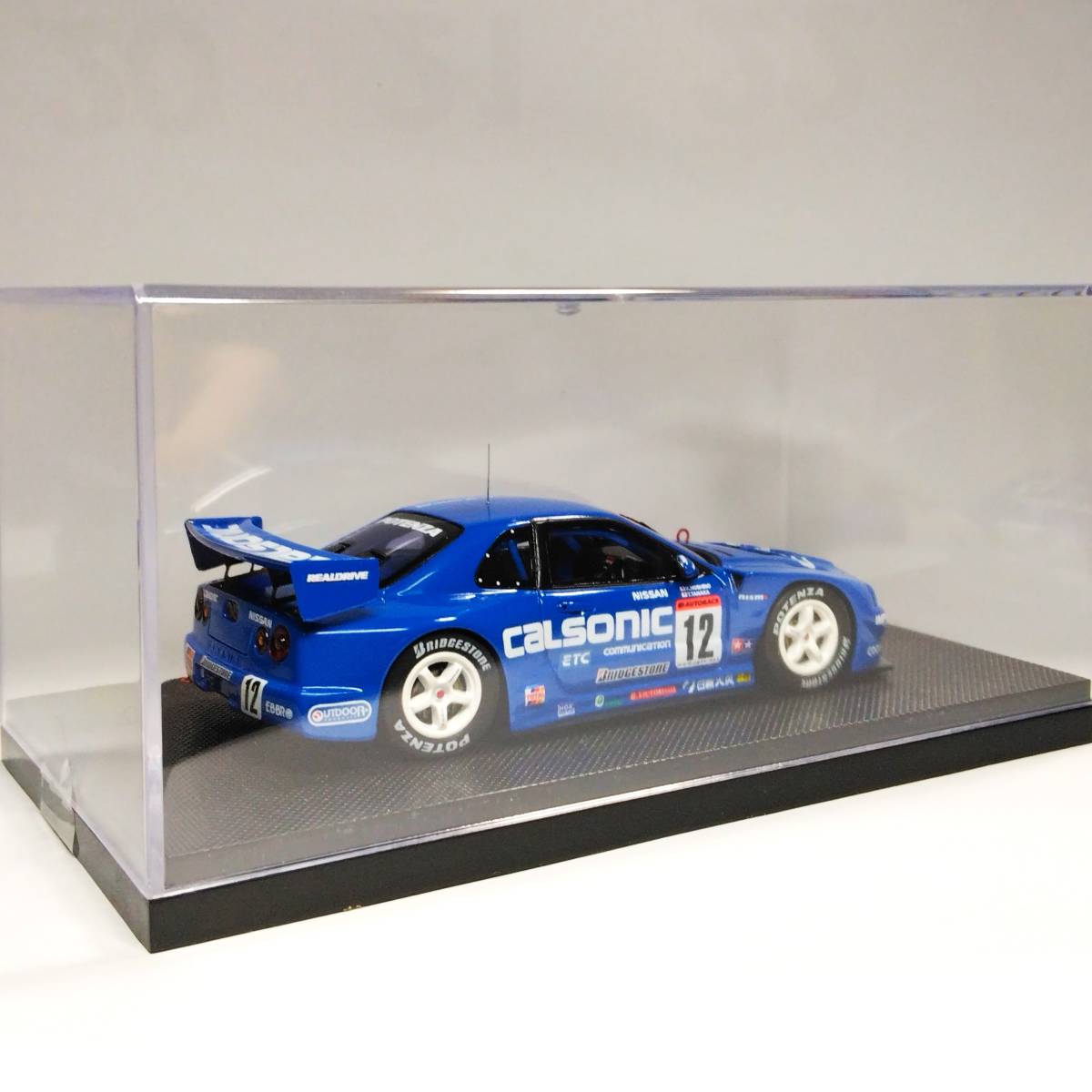 エブロ P-4 1/43 カルソニック スカイライン JGTC 2002 GT-R R34_画像6