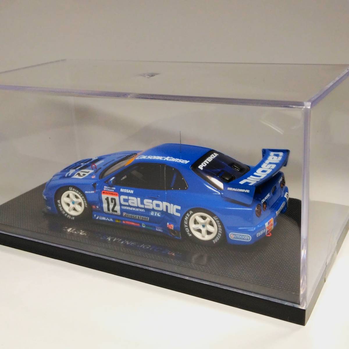 エブロ P-4 1/43 カルソニック スカイライン JGTC 2002 GT-R R34_画像7