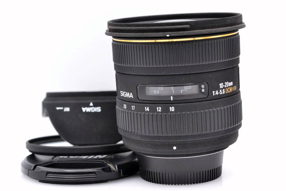 SIGMA 10-20mm 4-5.6 DC HSM ニコン用 DX フード付-