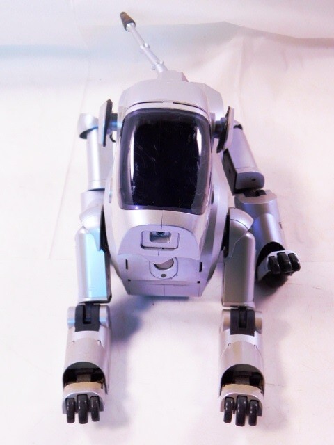 m256★Sony/aibo/ERS-111/ペットロボット/アイボ/シルバー/ジャンク品★送料730円〜_画像2