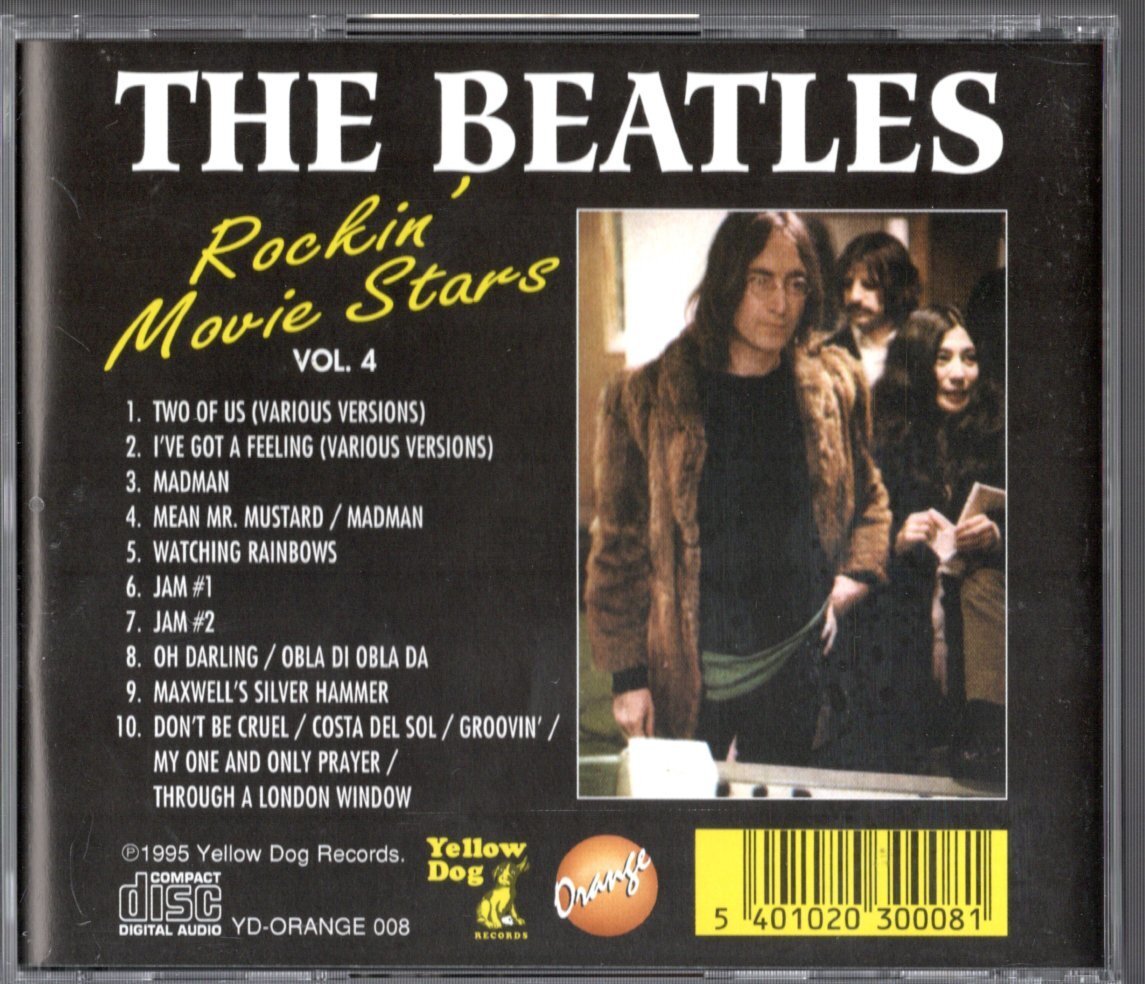 4CD【Rockin' Movie Stars VOL.1、VOL.3、VOL.4、VOL.7 (Yellow Dog 1995年) 】Beatles ビートルズ_画像7